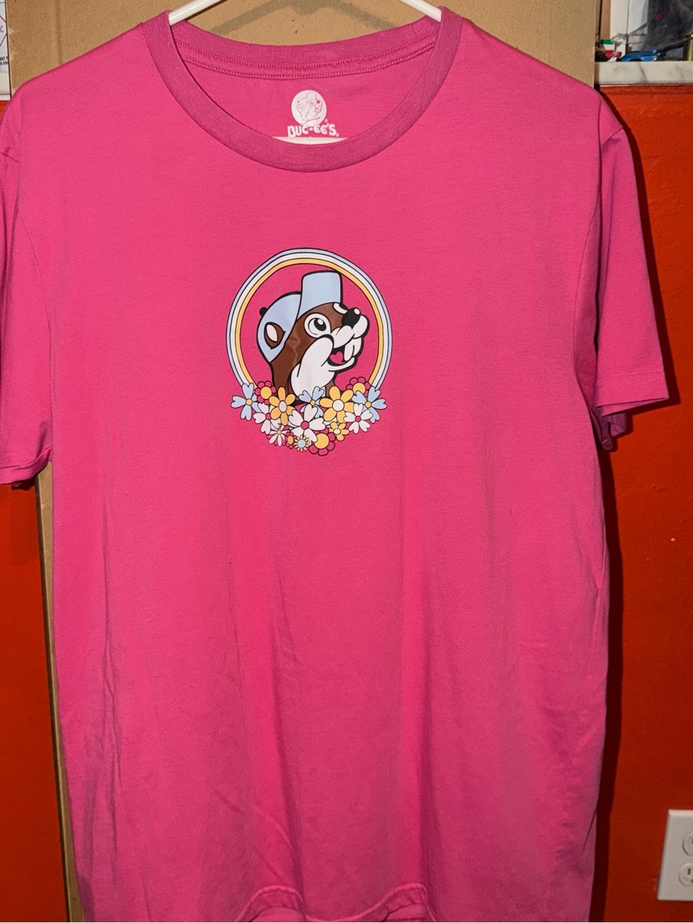 Bucees Pink Floral Graphic Tee